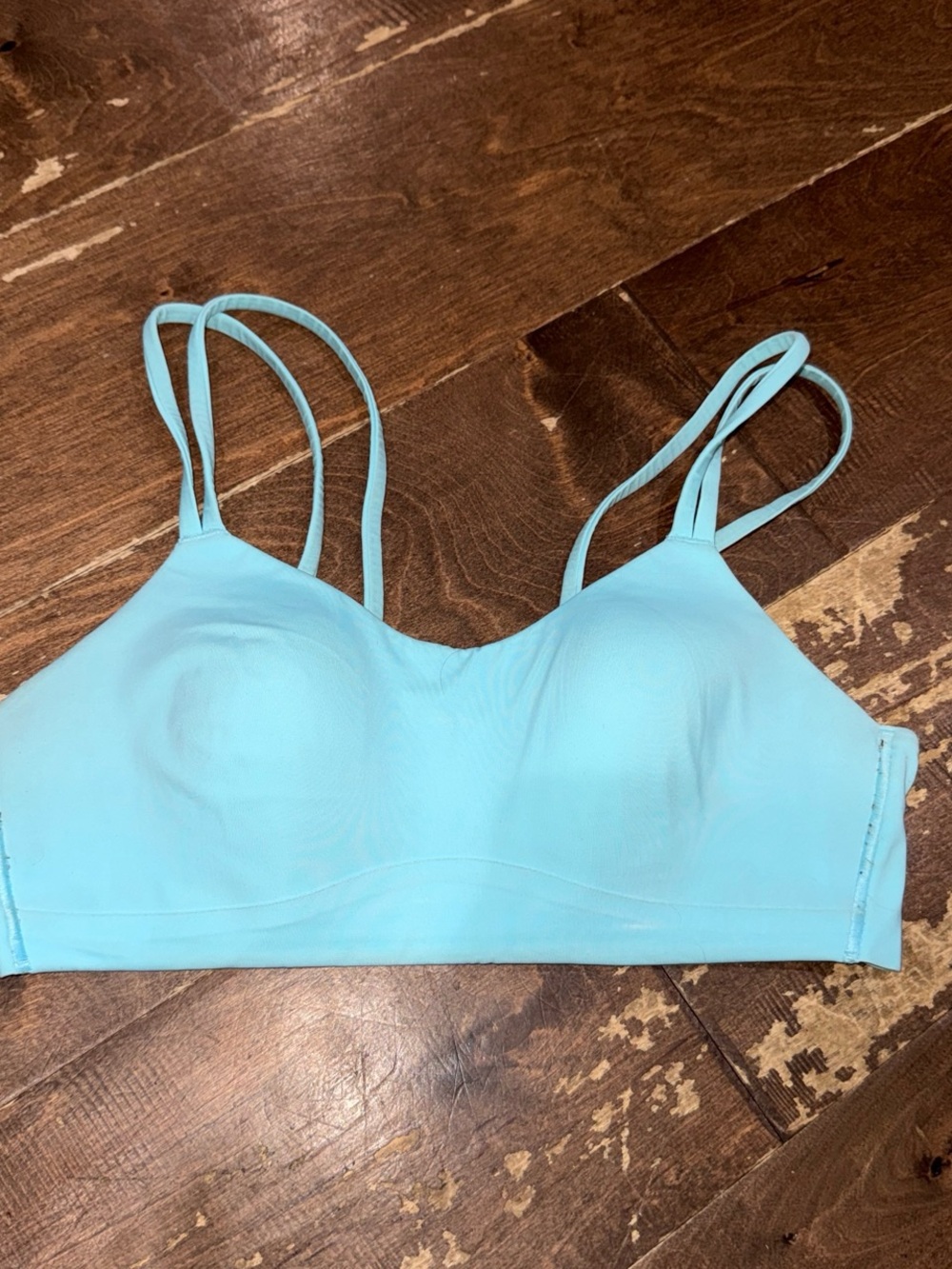 lululemon athletica Light Blue Double-Strap Sports Bra